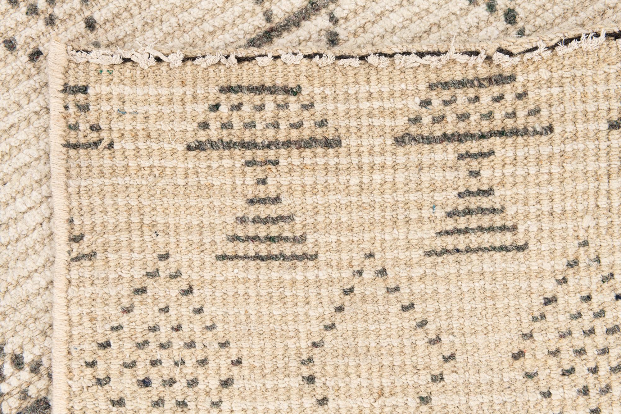 2' 7 x 10' 2 Hand Knotted Moroccan Wool Runner Rug