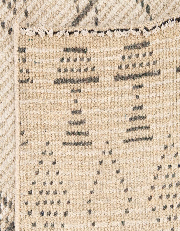 Detail image of 2' 7 x 10' 2  Hand Knotted Moroccan Wool Runner Rug