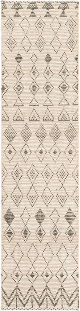 2' 7 x 10' 2 Hand Knotted Moroccan Wool Runner Rug