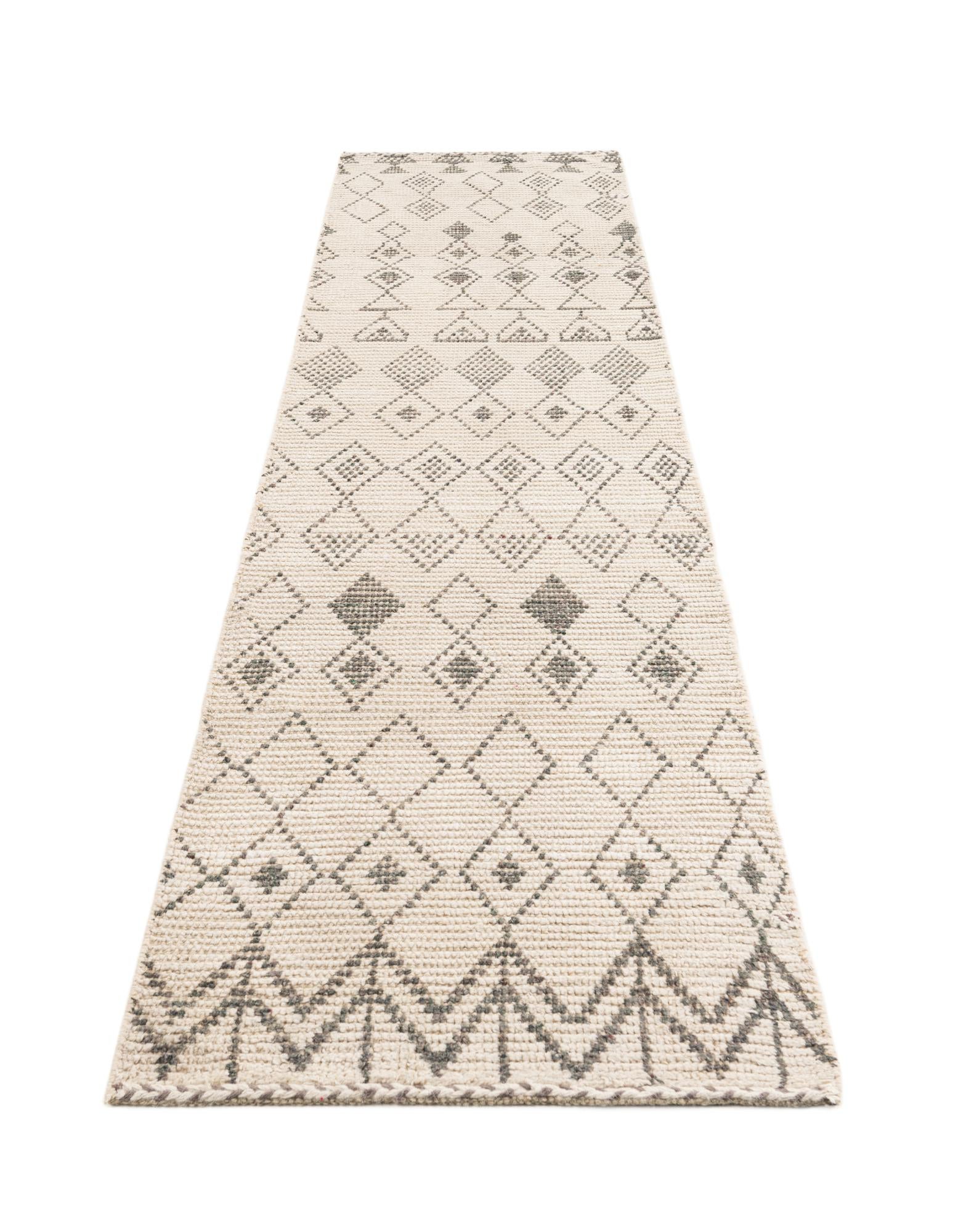2' 9 x 10' 1 Hand Knotted Moroccan Wool Runner Rug