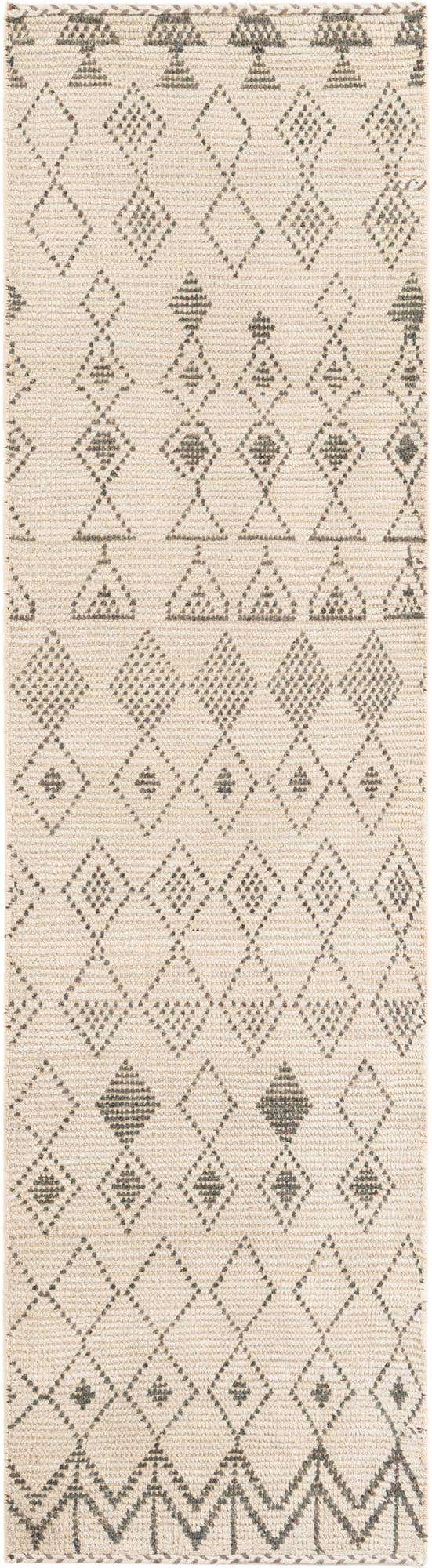 2' 9 x 10' 1 Hand Knotted Moroccan Wool Runner Rug