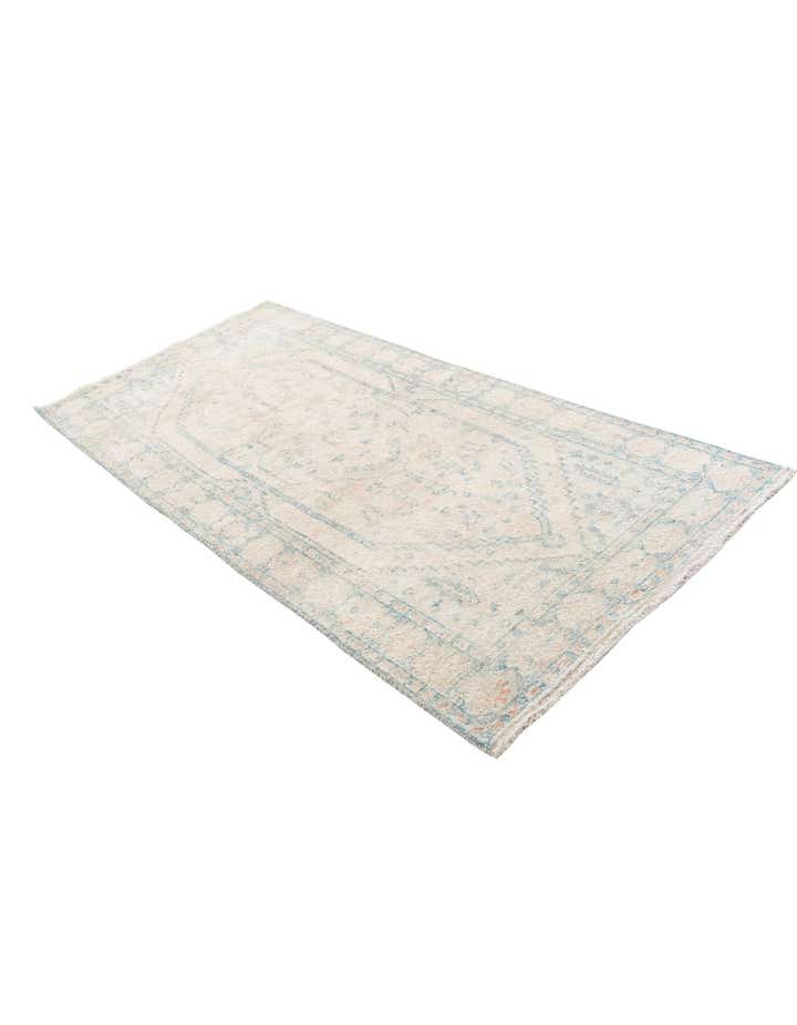 3' 10 x 8' 3 Hand Knotted Moroccan Wool Runner Rug