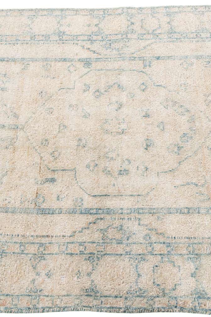 3' 10 x 8' 3 Hand Knotted Moroccan Wool Runner Rug