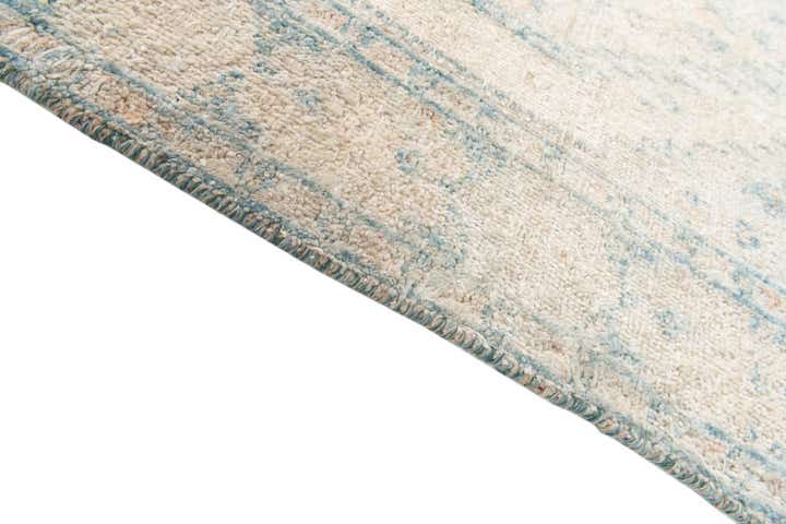 3' 10 x 8' 3 Hand Knotted Moroccan Wool Runner Rug