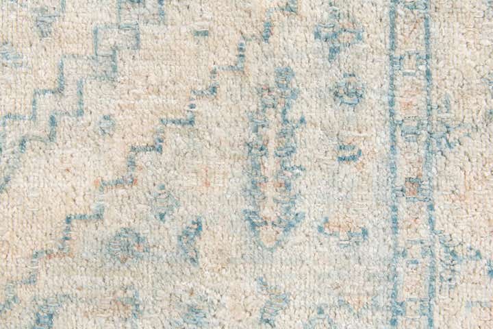 3' 10 x 8' 3 Hand Knotted Moroccan Wool Runner Rug