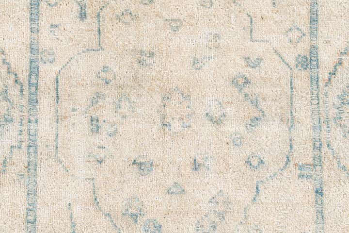 3' 10 x 8' 3 Hand Knotted Moroccan Wool Runner Rug