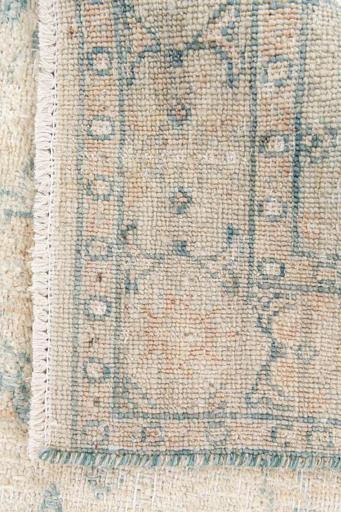 3' 10 x 8' 3 Hand Knotted Moroccan Wool Runner Rug