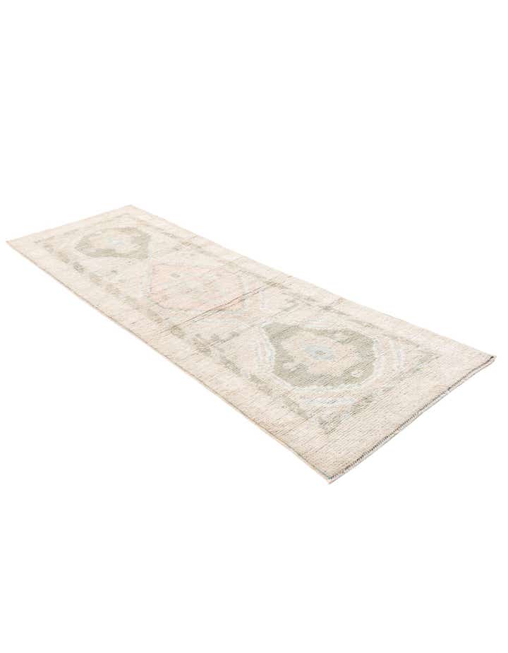 3' x 8' 9 Hand Knotted Moroccan Wool Runner Rug