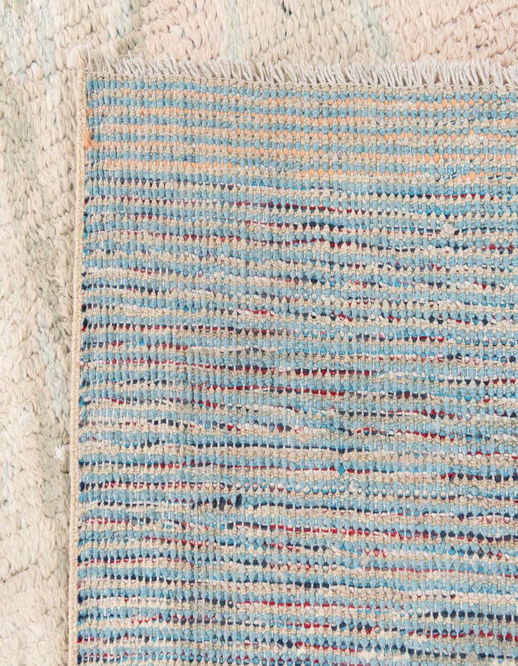 Detail image of 3' x 8' 9  Hand Knotted Moroccan Wool Runner Rug