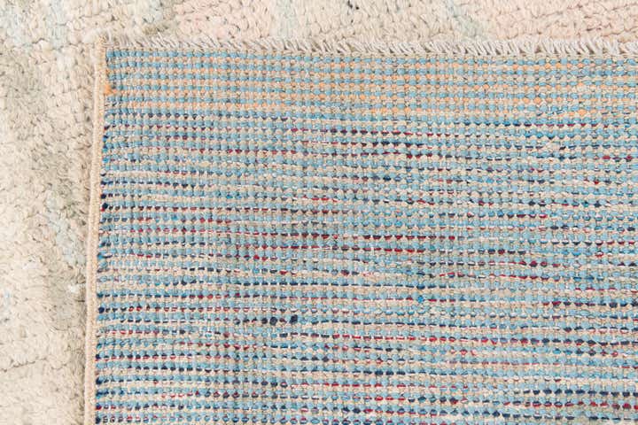 3' x 8' 9 Hand Knotted Moroccan Wool Runner Rug