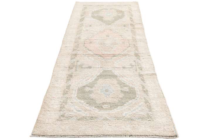 3' x 8' 9 Hand Knotted Moroccan Wool Runner Rug