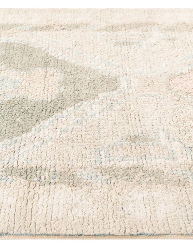 Detail image of 3' x 8' 9  Hand Knotted Moroccan Wool Runner Rug