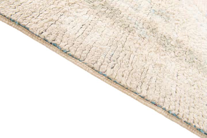 3' x 8' 9 Hand Knotted Moroccan Wool Runner Rug