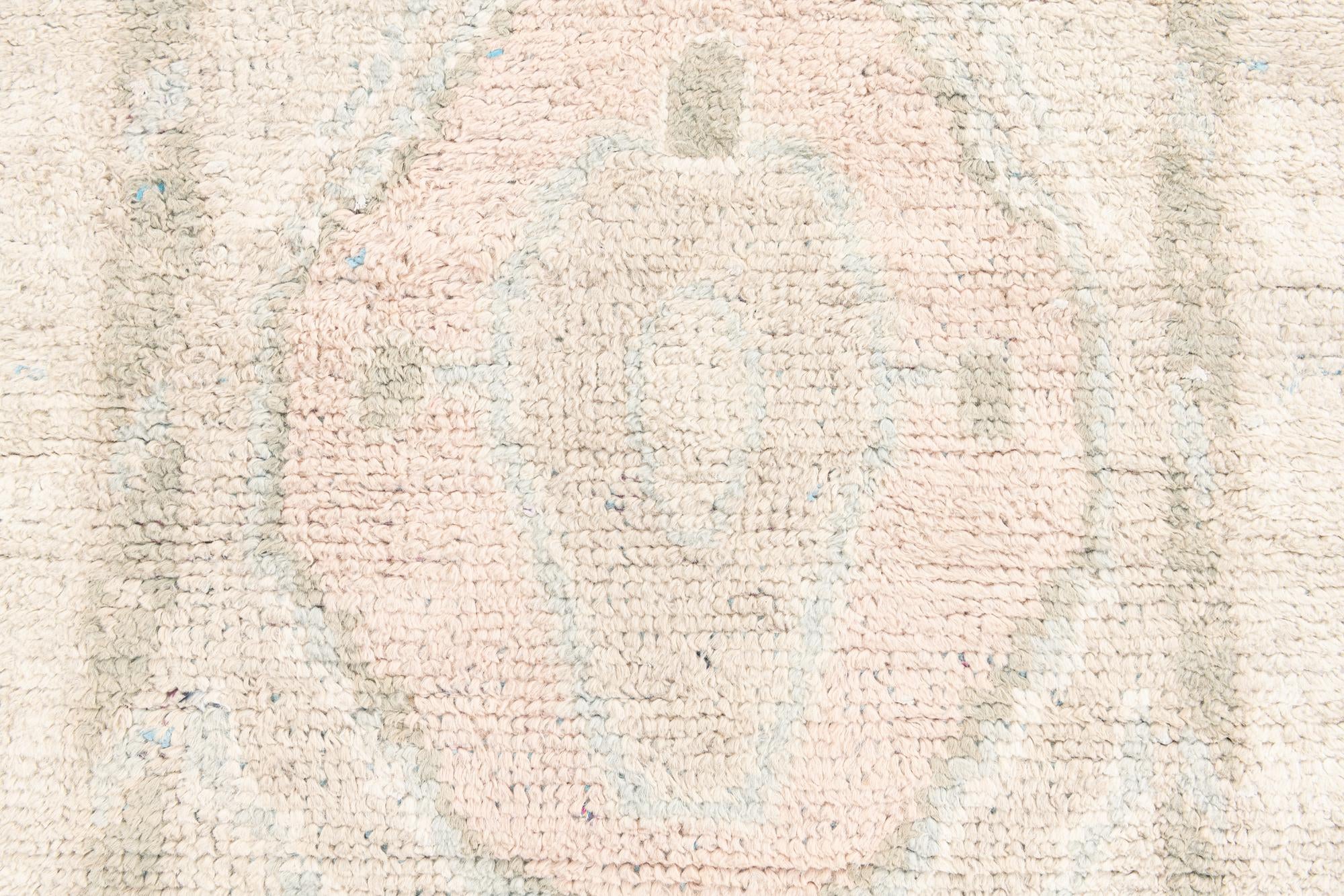 3' x 8' 9 Hand Knotted Moroccan Wool Runner Rug