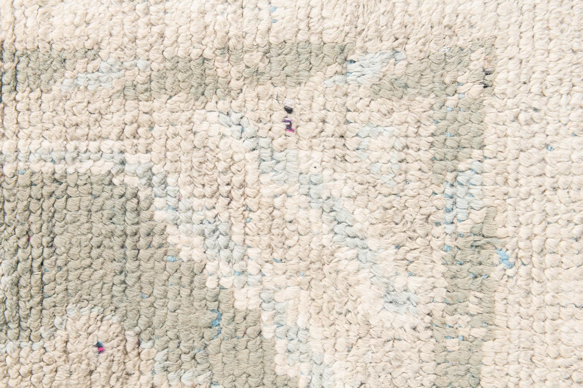 3' x 8' 9 Hand Knotted Moroccan Wool Runner Rug
