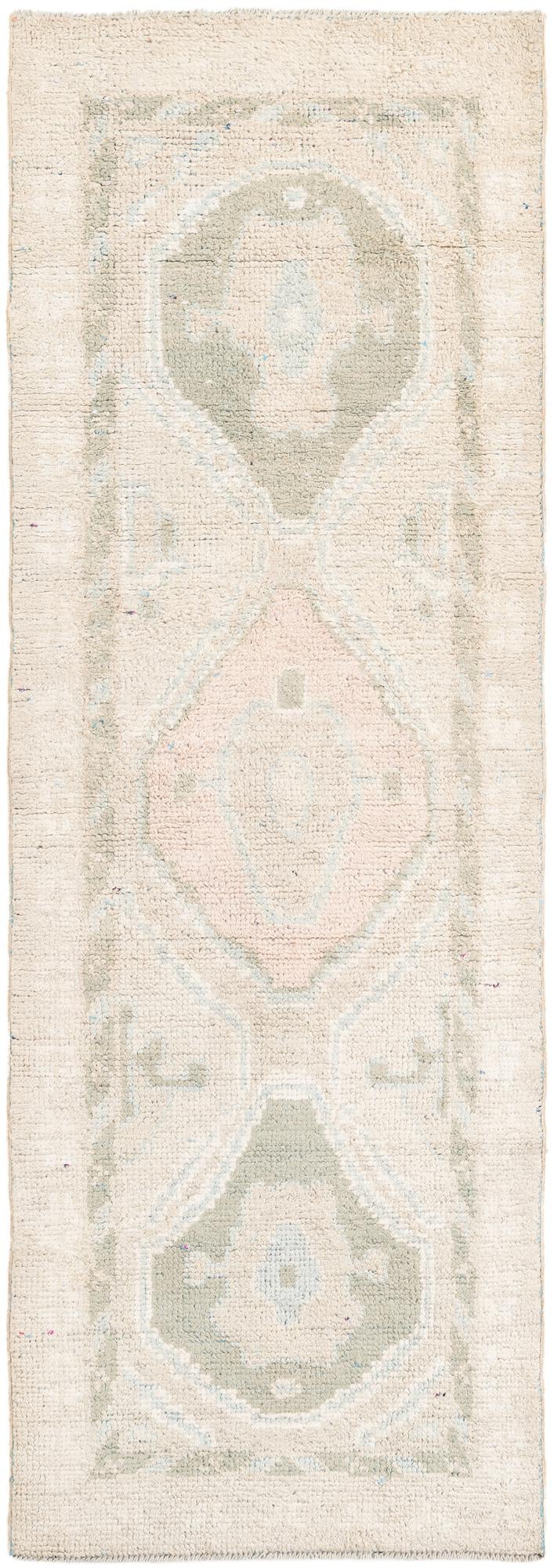 3' x 8' 9 Hand Knotted Moroccan Wool Runner Rug