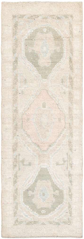 3' x 8' 9 Hand Knotted Moroccan Wool Runner Rug