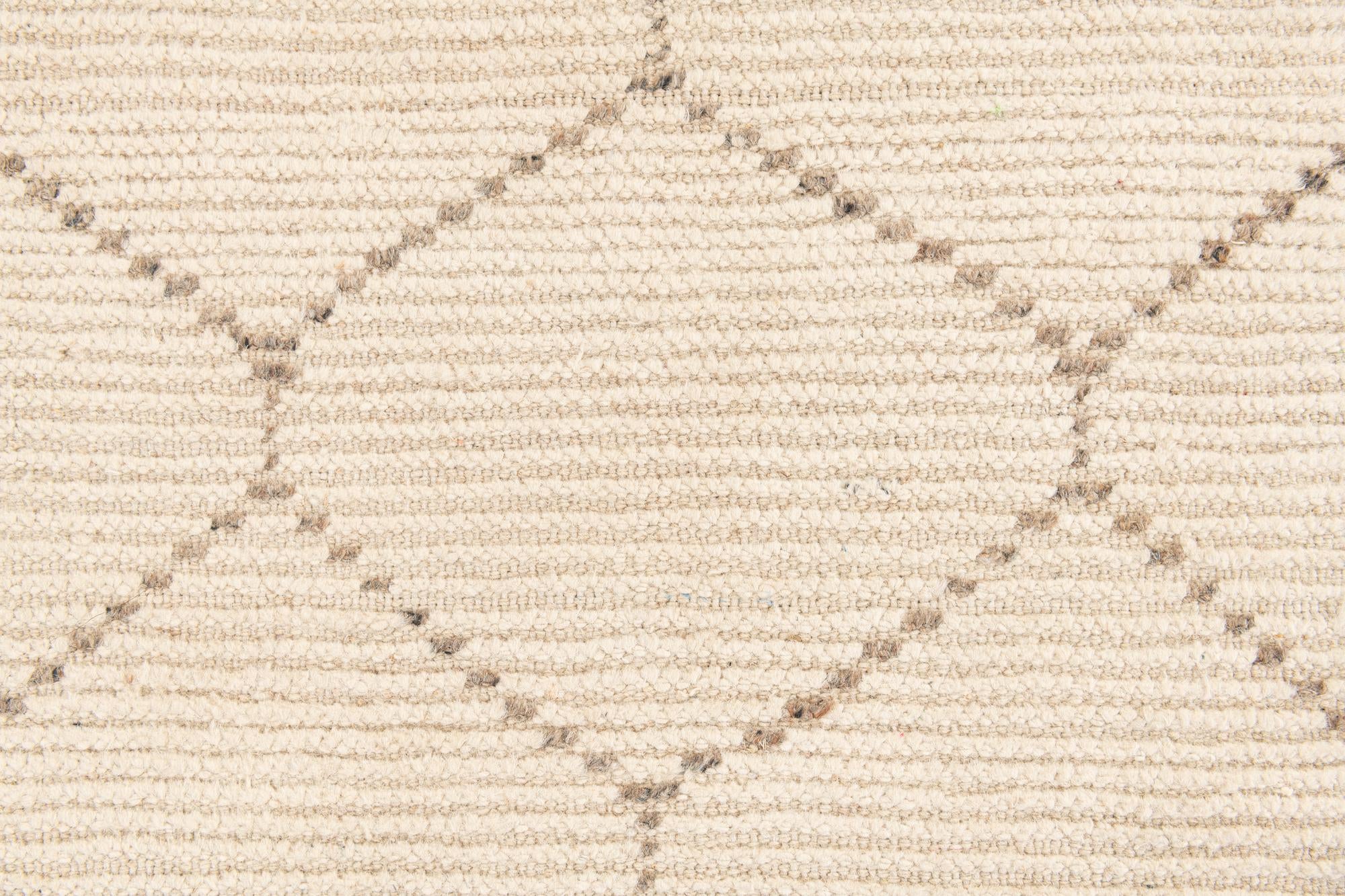 2' 3 x 16' 7 Hand Knotted Moroccan Wool Runner Rug