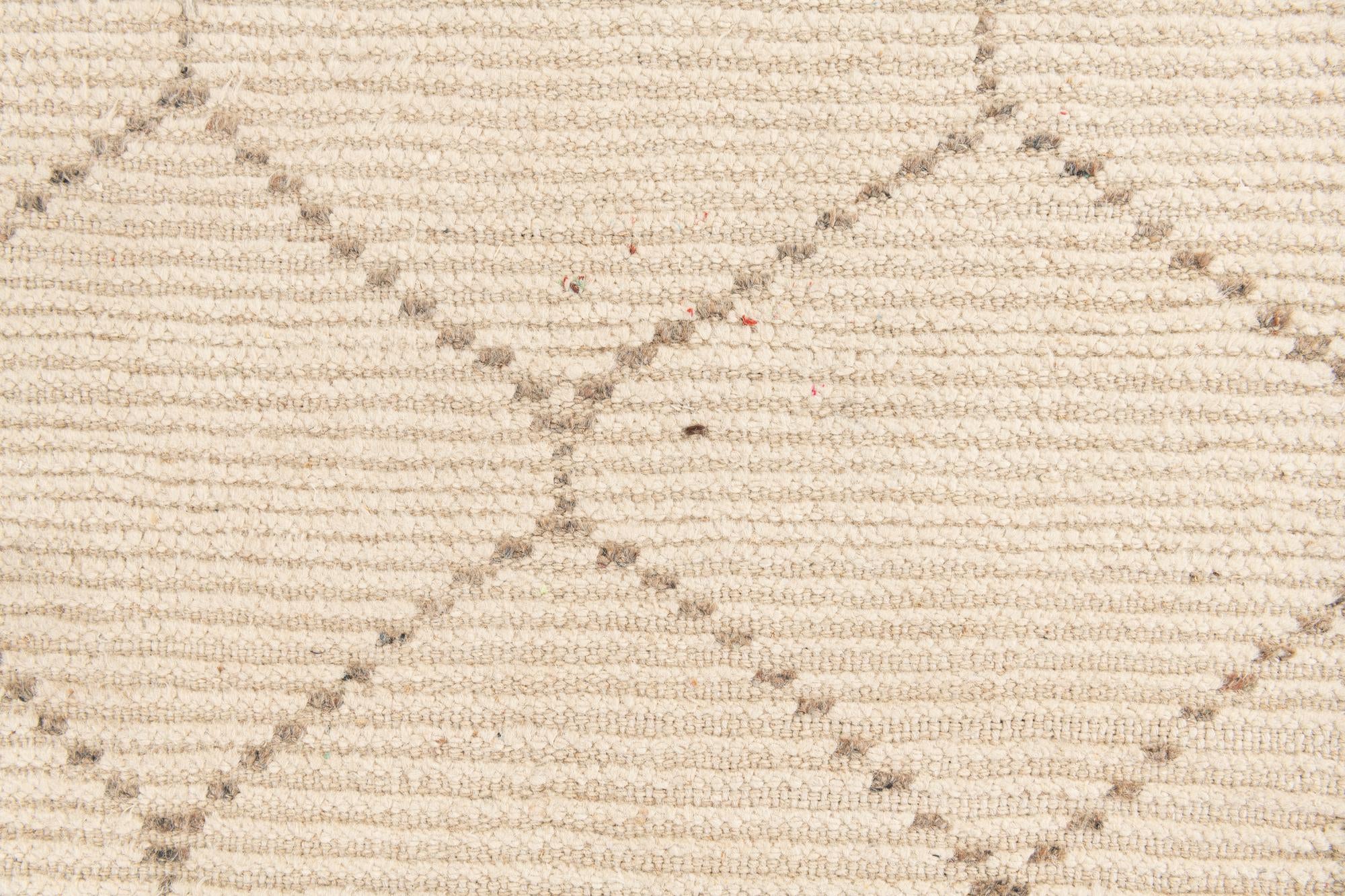 2' 3 x 16' 7 Hand Knotted Moroccan Wool Runner Rug