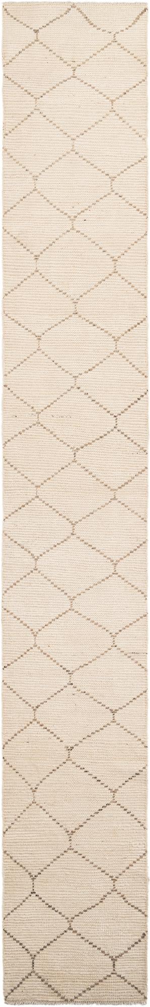 2' 3 x 16' 7 Hand Knotted Moroccan Wool Runner Rug