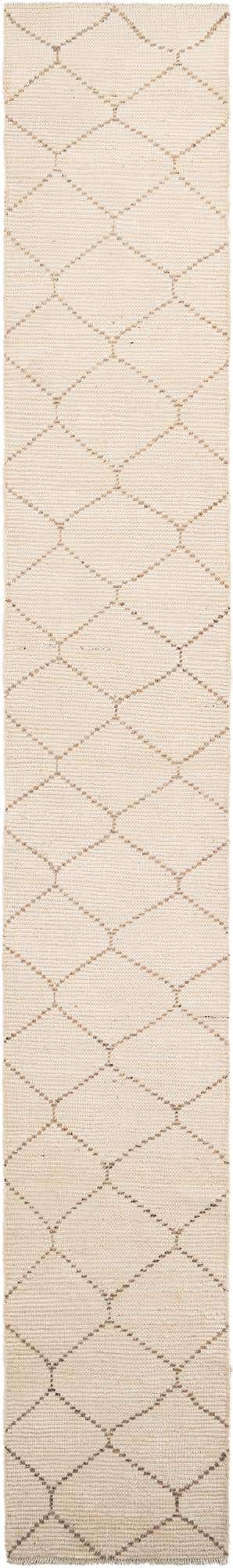 2' 3 x 16' 7 Hand Knotted Moroccan Wool Runner Rug