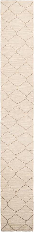 Detail image of 2' 3 x 16' 7 Hand Knotted Moroccan Wool Runner Rug