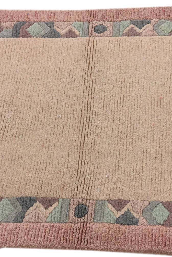 2' 4 x 4' 6 Hand Knotted Nepal Wool Runner Rug