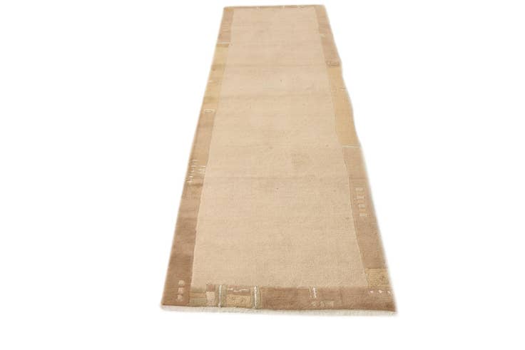 Detail image of 2' 7 x 9' 7 Hand Knotted Nepal Wool Runner Rug