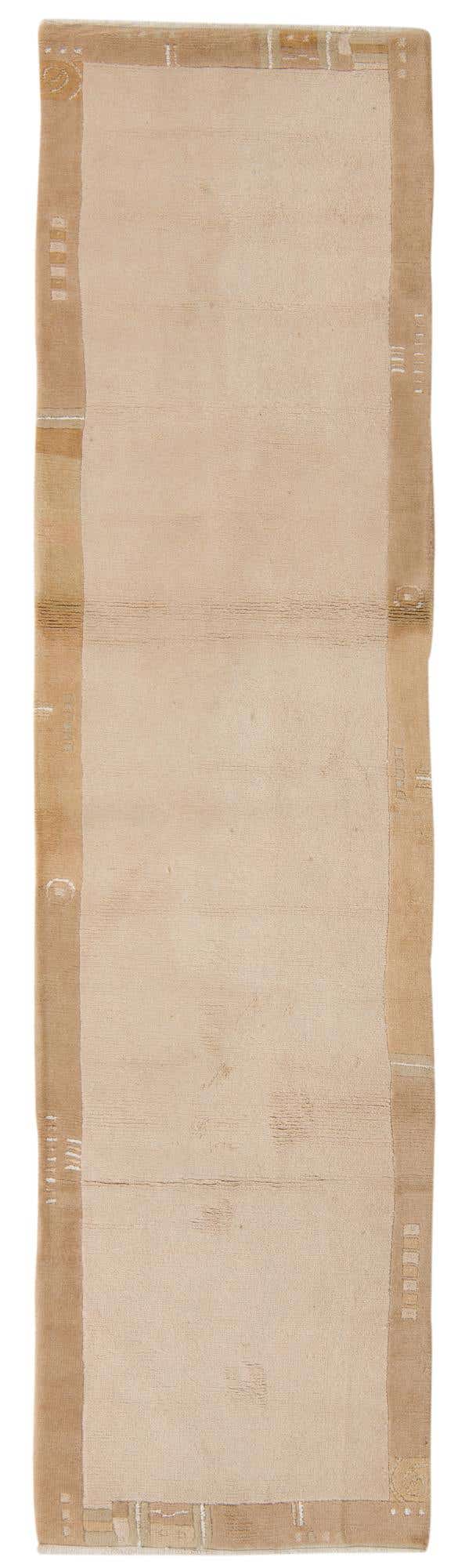 2' 7 x 9' 7 Hand Knotted Nepal Wool Runner Rug