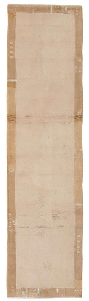 2' 7 x 9' 7 Hand Knotted Nepal Wool Runner Rug