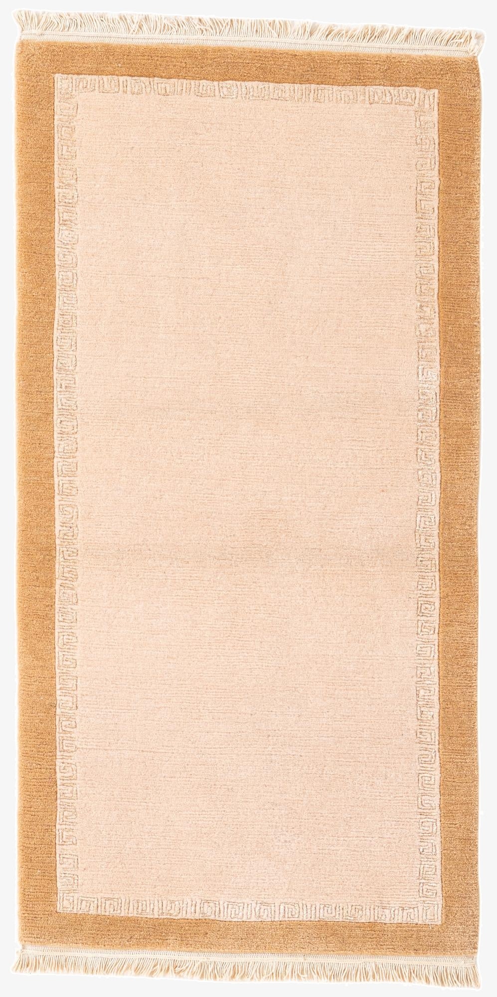 2' 5 x 4' 8  Hand Knotted Nepal Runner Rug