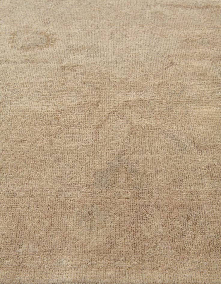 Detail image of 2' 9 x 12' 11  Hand Knotted Oushak Wool Runner Rug