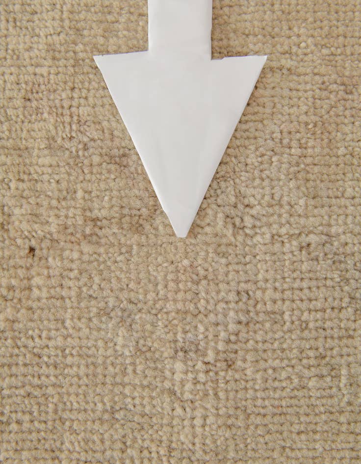 Detail image of 2' 9 x 12' 11  Hand Knotted Oushak Wool Runner Rug