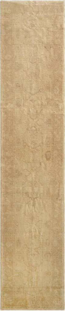 2' 9 x 12' 11 Hand Knotted Oushak Wool Runner Rug