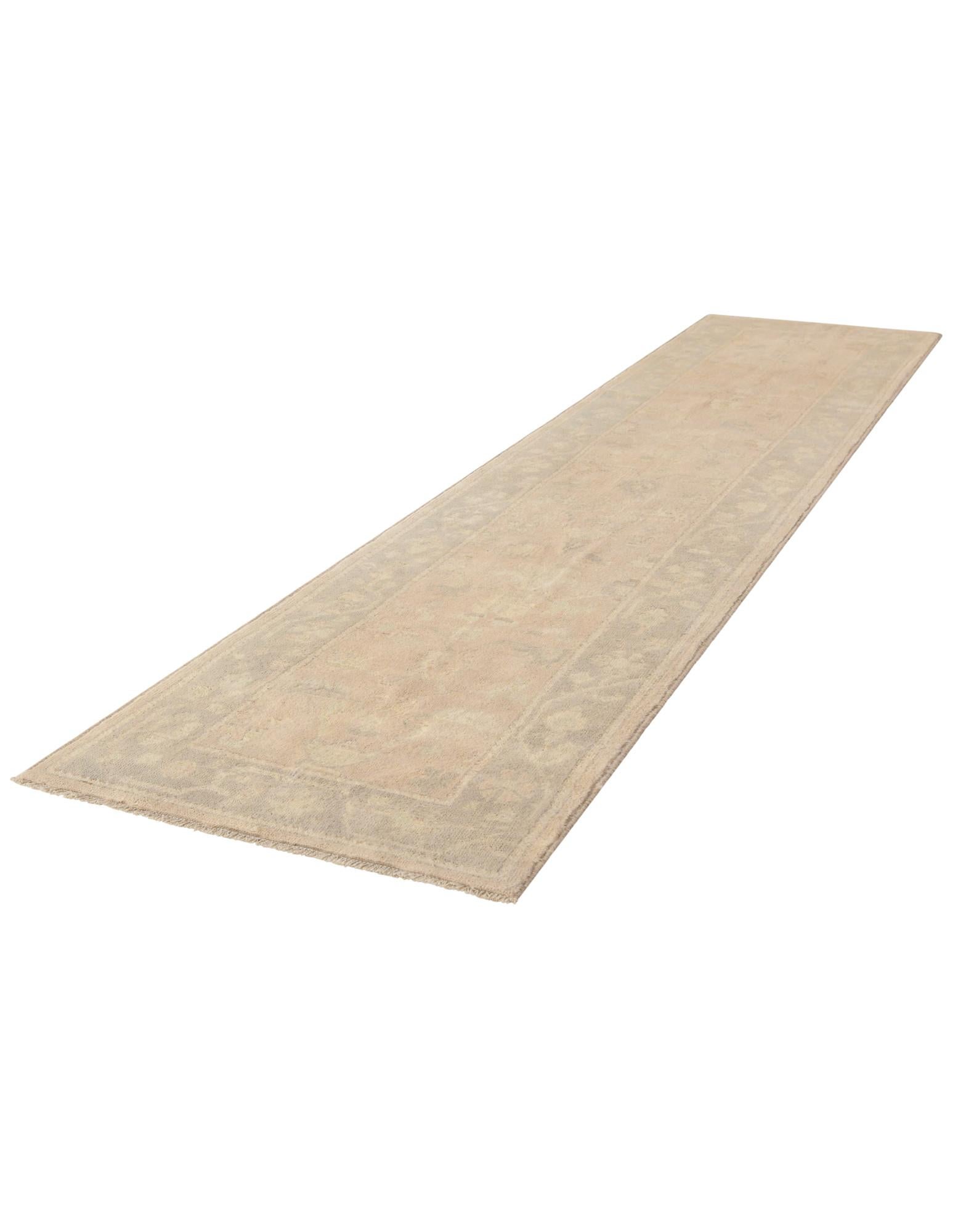 2' 8 x 11' 10 Hand Knotted Oushak Wool Runner Rug