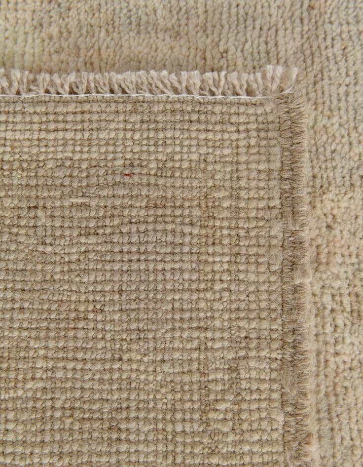 Detail image of 2' 8 x 11' 10 Hand Knotted Oushak Wool Runner Rug