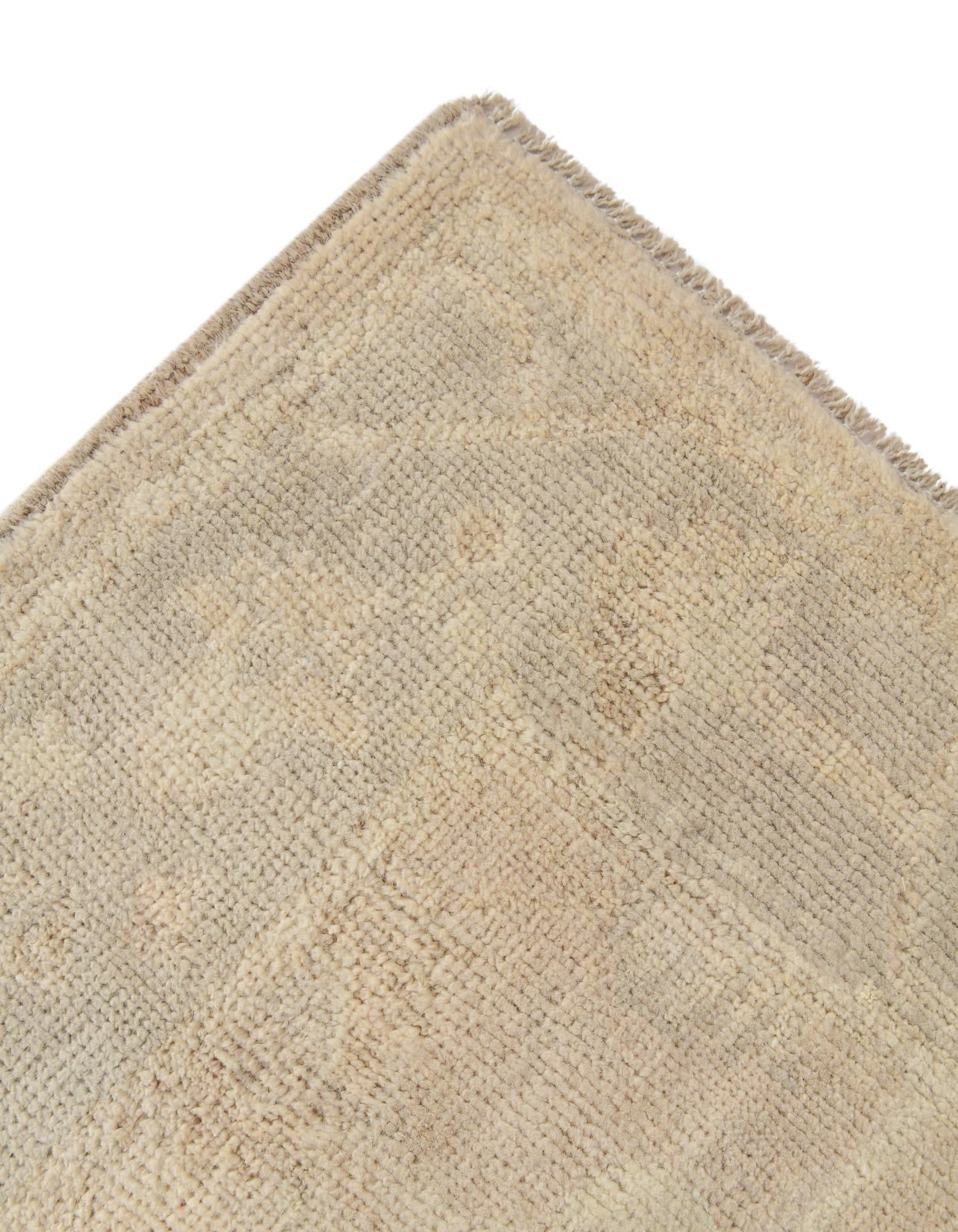 2' 8 x 11' 10 Hand Knotted Oushak Wool Runner Rug
