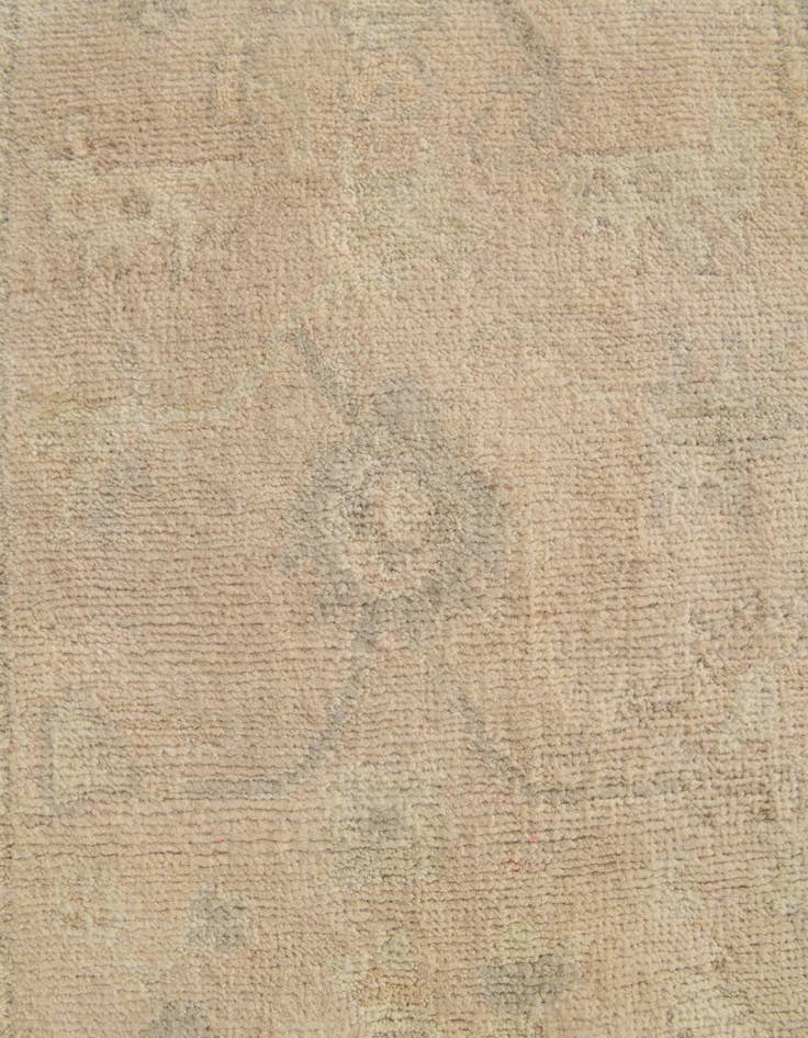 Detail image of 2' 8 x 11' 10 Hand Knotted Oushak Wool Runner Rug