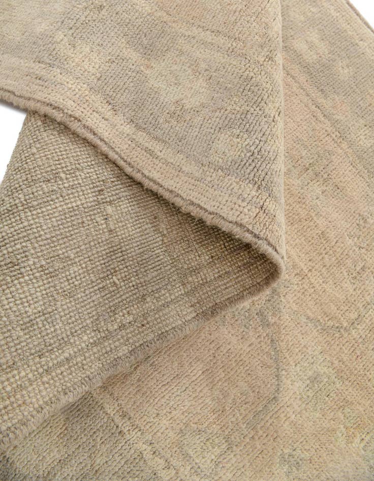 Detail image of 2' 8 x 11' 10  Hand Knotted Oushak Wool Runner Rug