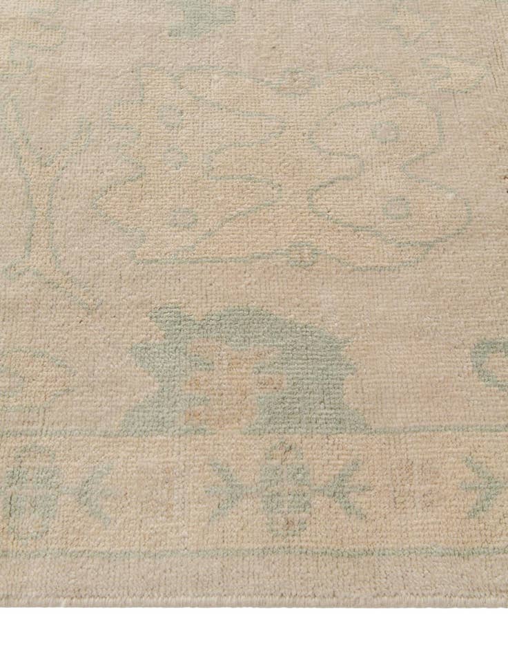 Detail image of 2' 8 x 11' 11  Hand Knotted Oushak Wool Runner Rug