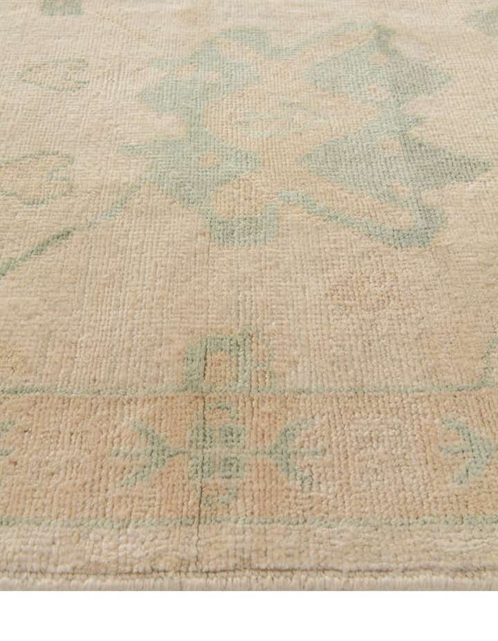 2' 9 x 9' 8 Hand Knotted Oushak Wool Runner Rug