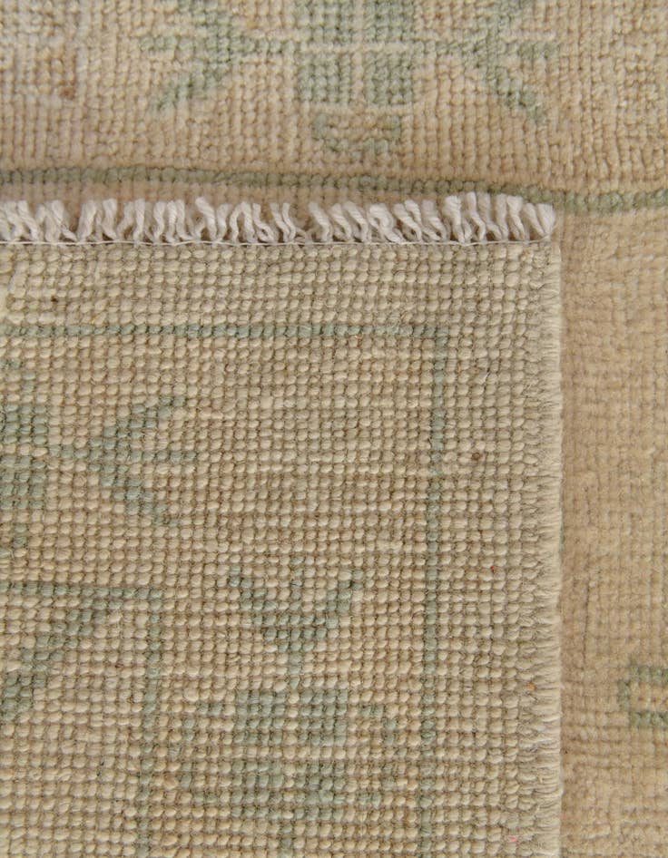 Detail image of 2' 9 x 9' 8  Hand Knotted Oushak Wool Runner Rug