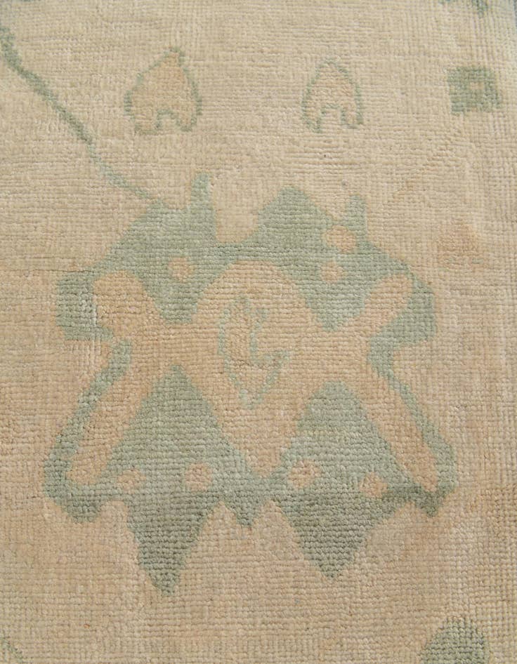 Detail image of 2' 9 x 9' 8  Hand Knotted Oushak Wool Runner Rug