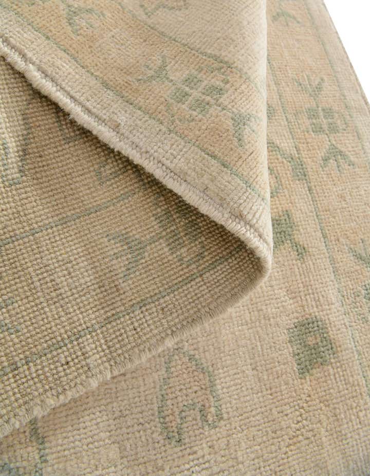 2' 9 x 9' 8 Hand Knotted Oushak Wool Runner Rug