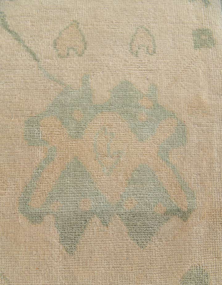 2' 9 x 9' 8 Hand Knotted Oushak Wool Runner Rug