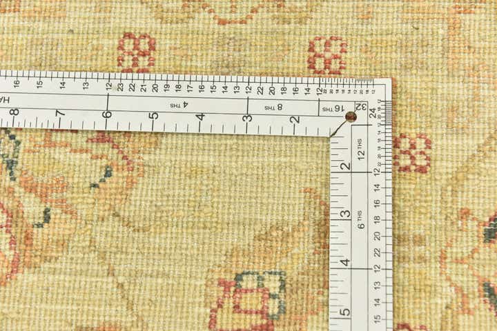 2' 5 x 6' 7 Hand Knotted Peshawar Ziegler Runner Rug