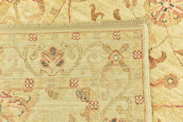 2' 5 x 6' 7 Hand Knotted Peshawar Ziegler Runner Rug