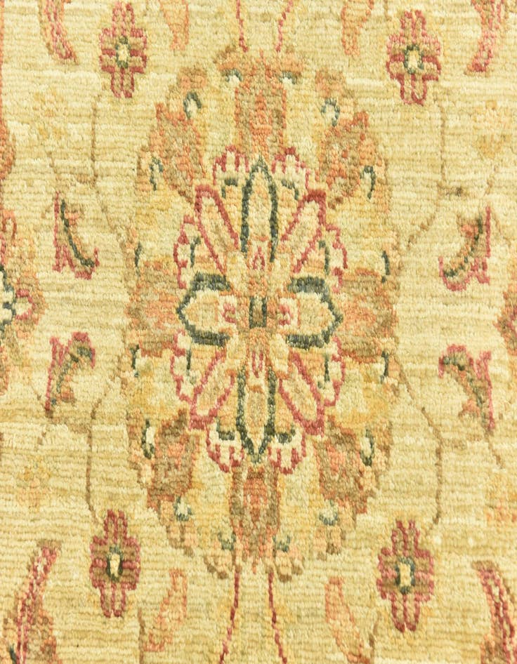 Detail image of 2' 5 x 6' 7  Hand Knotted Peshawar Ziegler Runner Rug