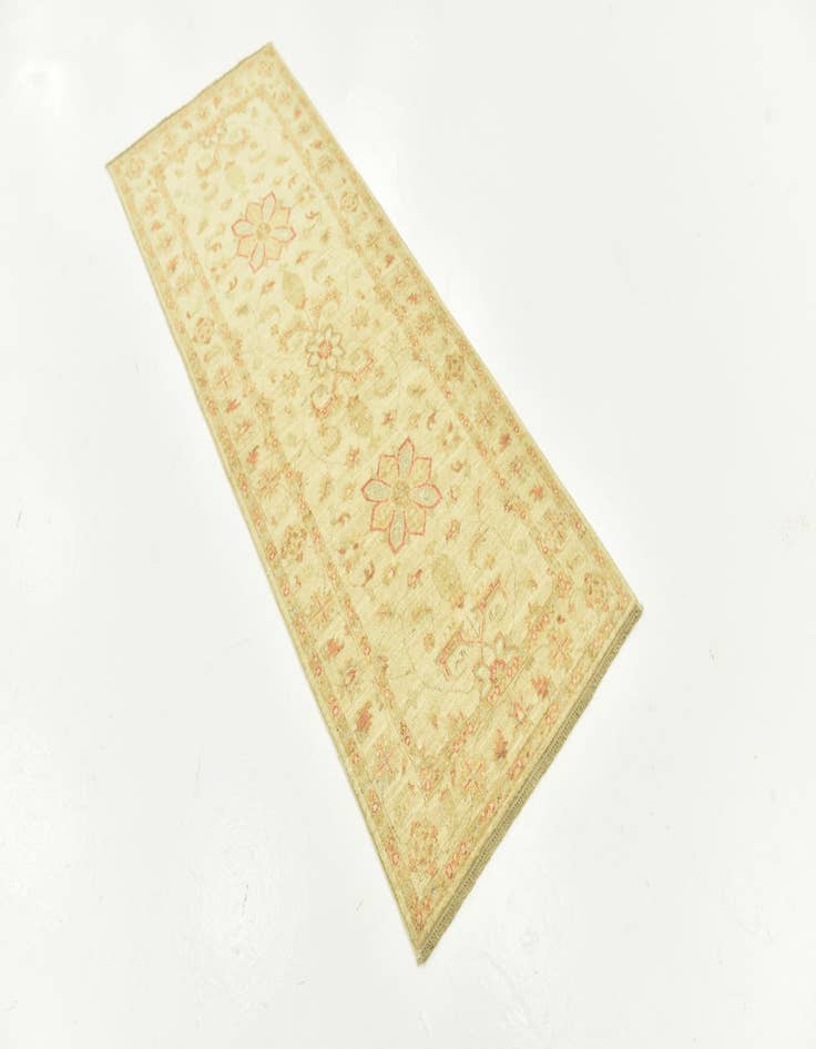Detail image of 2' 5 x 6' 6 Hand Knotted Peshawar Ziegler Runner Rug