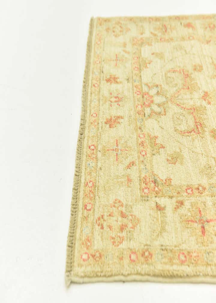 2' 5 x 6' 6 Hand Knotted Peshawar Ziegler Runner Rug